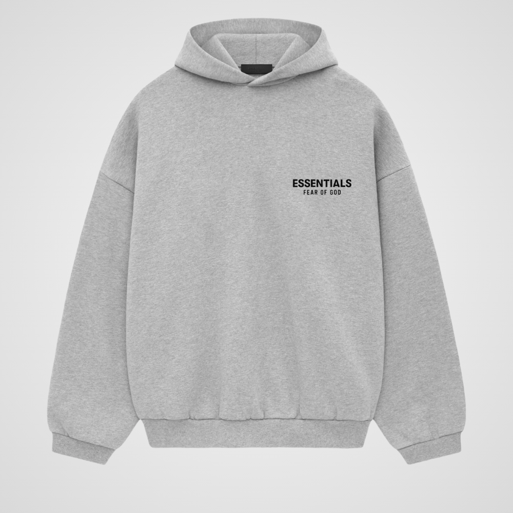 ESSENTIALS Light Heather Hoodie