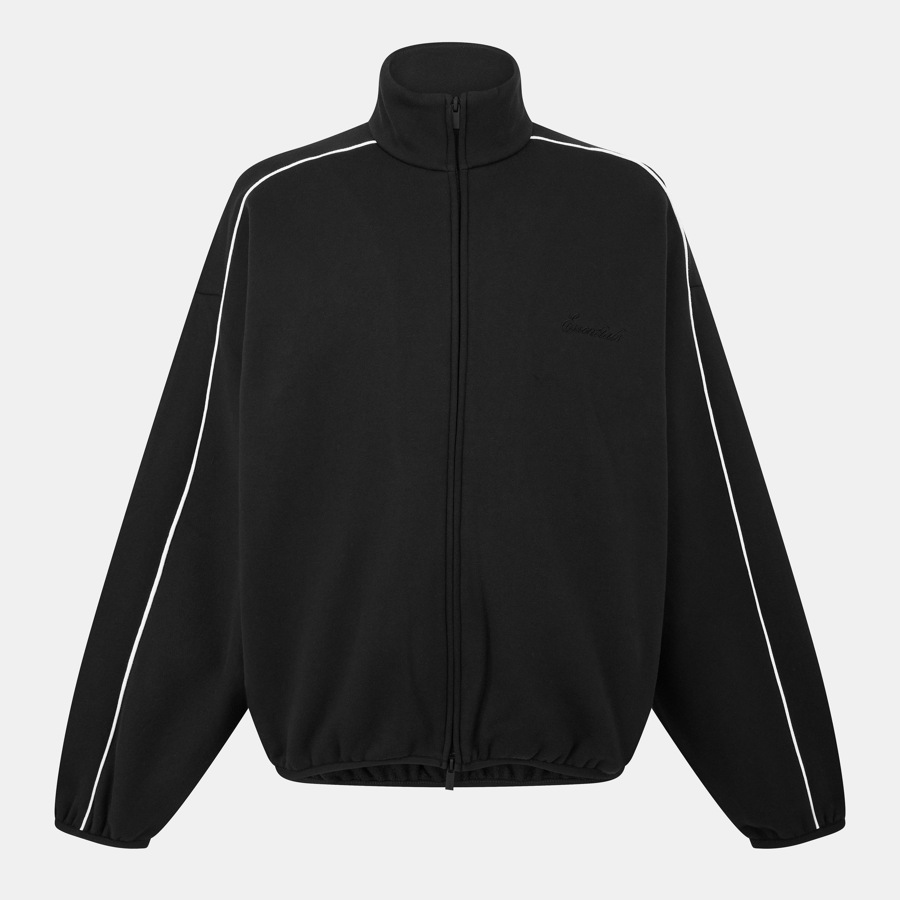 ESSENTIALS Black Track Jacket