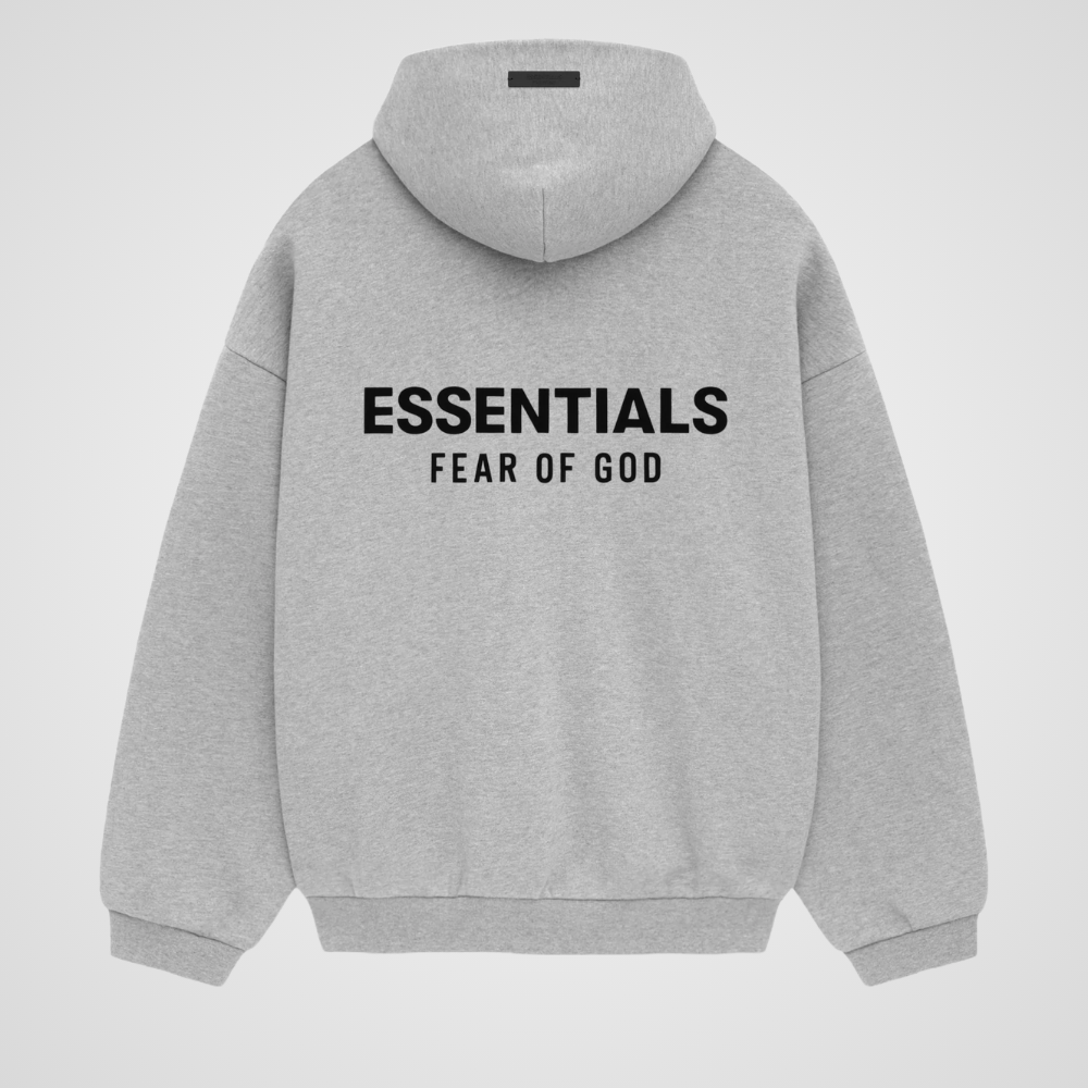 ESSENTIALS Light Heather Hoodie