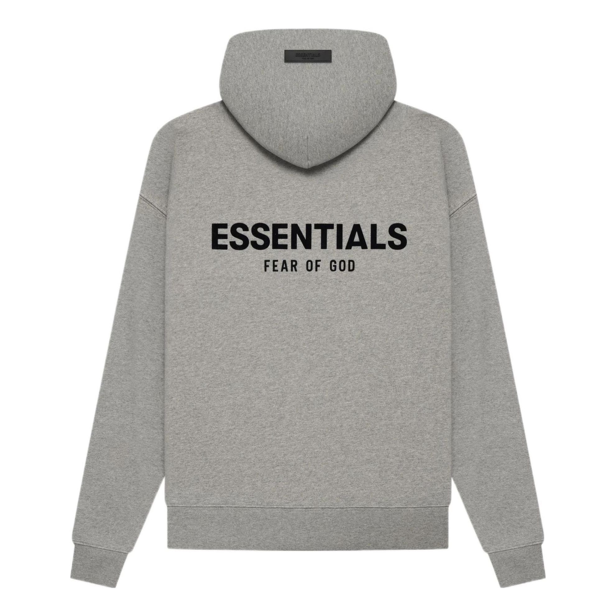 ESSENTIALS Dark Oatmeal Hoodie