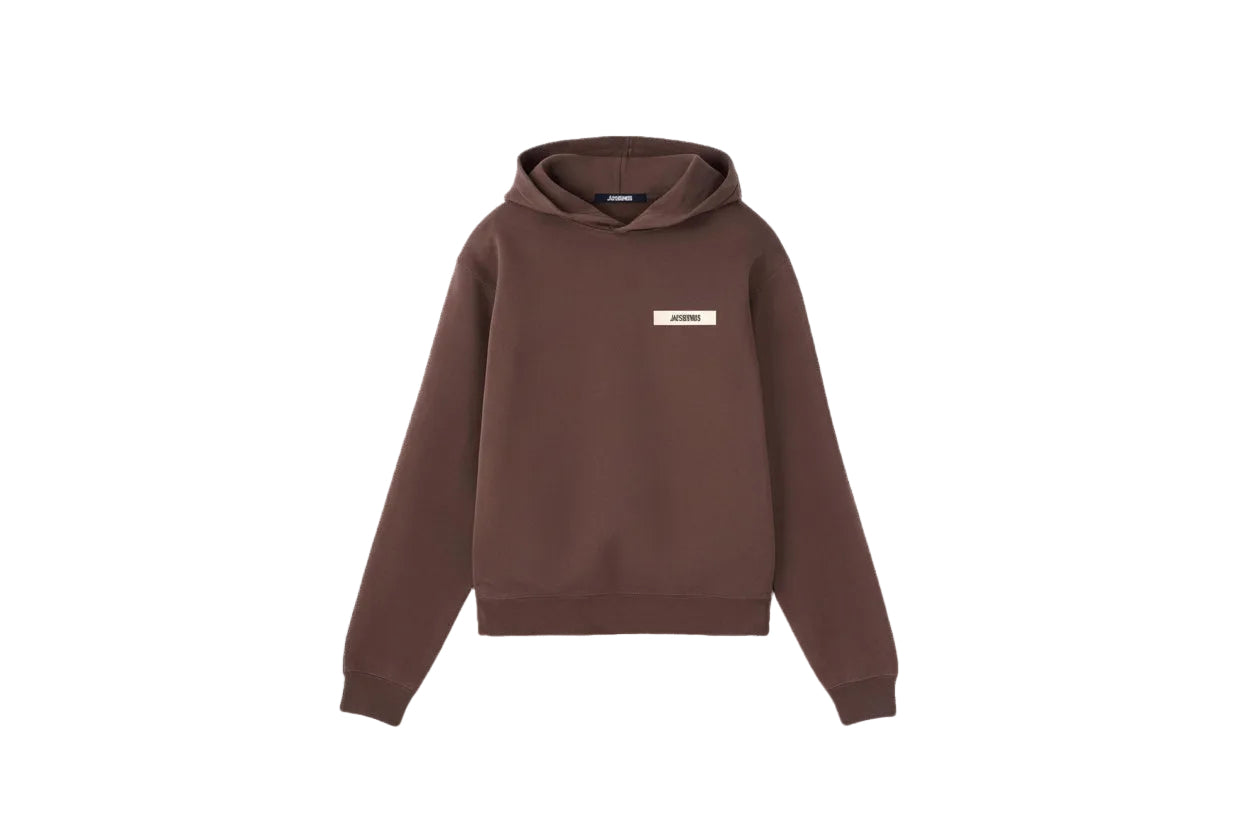 JACQUEMUS Gros Grain Hoodie Brun