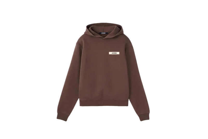 JACQUEMUS Gros Grain Hoodie Brun