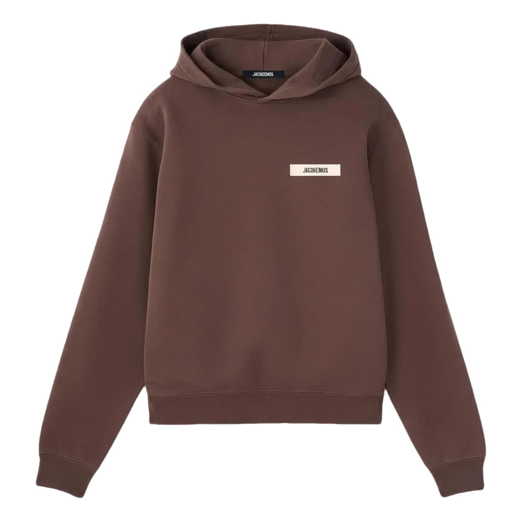 JACQUEMUS Gros Grain Hoodie Brun