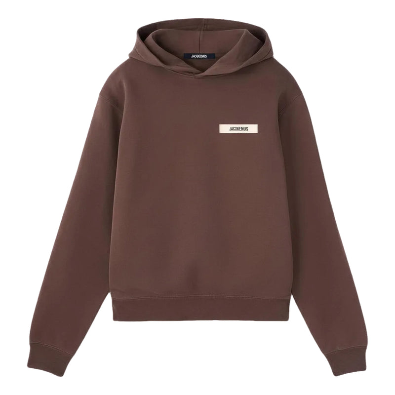 JACQUEMUS Gros Grain Hoodie Brun