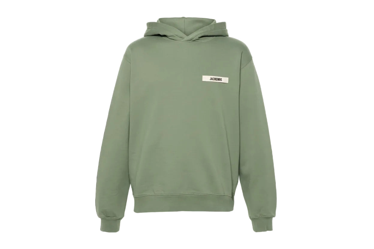 JACQUEMUS Gros Grain Hoodie Vert