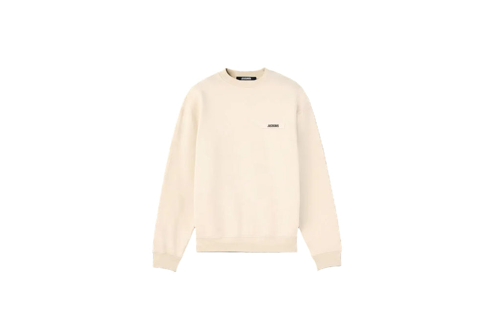 JACQUEMUS Gros Grain Sweatshirt Beige